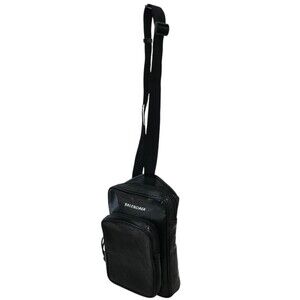 Balenciaga Explorer Crossbody Bag Black